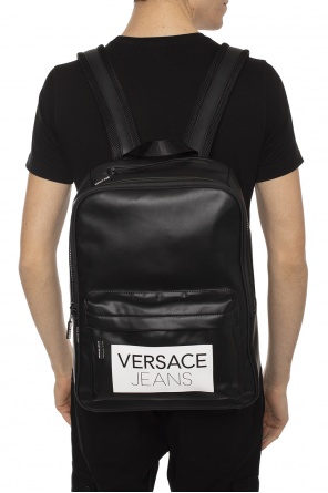 Logo-printed backpack, zdjęcie 2 Logo-printed backpack od Versace Jeans